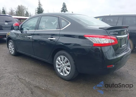 2015 Nissan Sentra S из США, поврежденный, VIN 3N1AB7AP4FY340238
